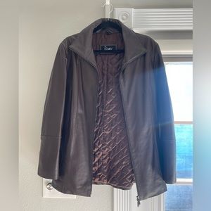 Vintage Leather Jacket - Dark Brown